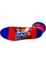 Load image into Gallery viewer, Red and Blue Open Championships 2020 Socks
